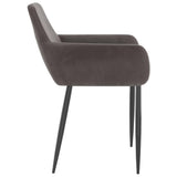 Dining Chairs 6 pcs Light Grey Velvet