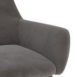 Dining Chairs 4 pcs Dark Grey Velvet