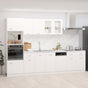 7 Piece Kitchen Cabinet Set Lyon" White Engineered Wood