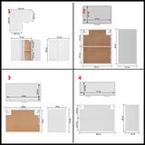 11 Piece Kitchen Cabinet Set Lyon White Engineered Wood - Extra Image