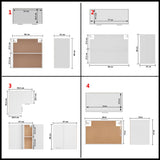 11 Piece Kitchen Cabinet Set Lyon White Engineered Wood - Extra Image