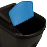 Stackable Garbage Bin Boxes 3 pcs Anthracite 75 L Polypropylene - Extra Image