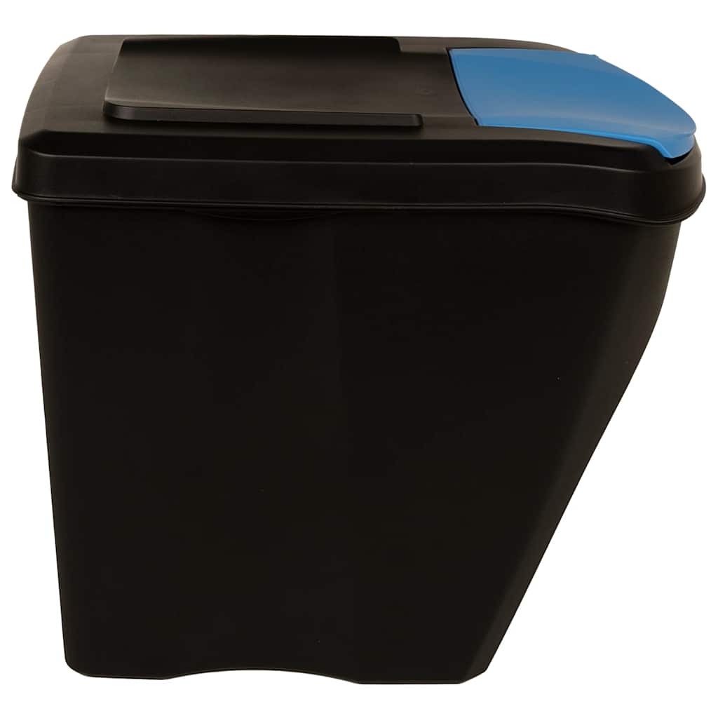 Stackable Garbage Bin Boxes 4 pcs Anthracite 100 L Polypropylene