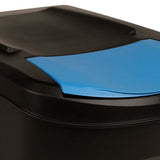 Stackable Garbage Bin Boxes 4 pcs Anthracite 100 L Polypropylene