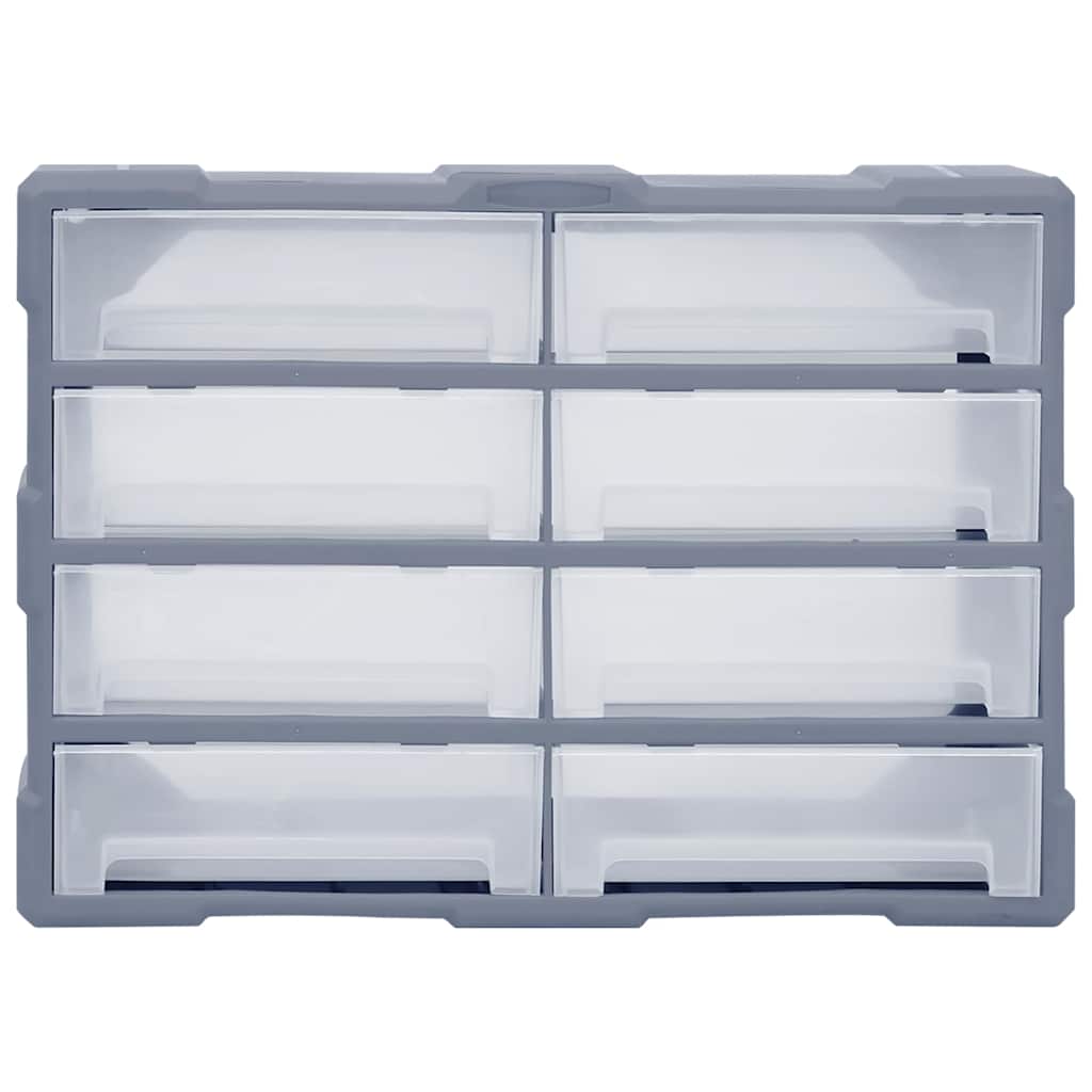 Multi-drawer Organiser with 8 Big Drawers 52x16x37 cm
