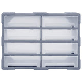 Multi-drawer Organiser with 8 Big Drawers 52x16x37 cm
