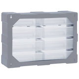 Multi-drawer Organiser with 8 Big Drawers 52x16x37 cm - Close-Up Angle