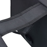 Double Bicycle Bag for Pannier Rack Waterproof 35 L Black - Top-Down View