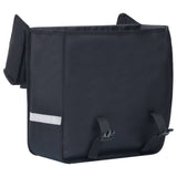 Single Bicycle Bag for Pannier Rack Waterproof 21 L Black - Side View