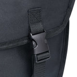 Single Bicycle Bag for Pannier Rack Waterproof 21 L Black - Rear View