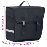 Single Bicycle Bag for Pannier Rack Waterproof 21 L Black - Extra Image
