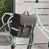 Single Bicycle Bag for Pannier Rack Waterproof 21 L Black