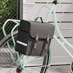 Single Bicycle Bag for Pannier Rack Waterproof 21 L Black