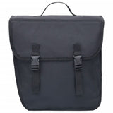 Single Bicycle Bag for Pannier Rack Waterproof 21 L Black - Front View
