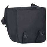 Single Bicycle Bag for Pannier Rack Waterproof 21 L Black - Side View