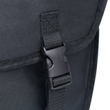 Single Bicycle Bag for Pannier Rack Waterproof 21 L Black - Rear View