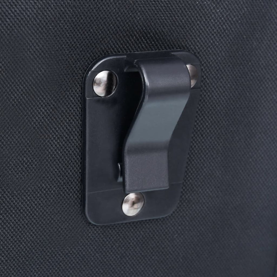 Single Bicycle Bag for Pannier Rack Waterproof 21 L Black