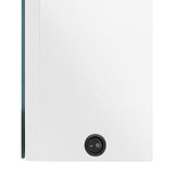 LED Bathroom Mirror Cabinet Shining White 50x13x70 cm - Rear View