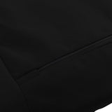 Foldable Sunlounger Oxford Fabric Black - Close-Up Angle
