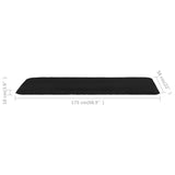 Foldable Sunlounger Oxford Fabric Black - Extra Image