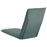 Foldable Sunlounger Oxford Fabric Grey - Top-Down View