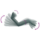 Foldable Sunlounger Oxford Fabric Grey - 45-Degree Angle