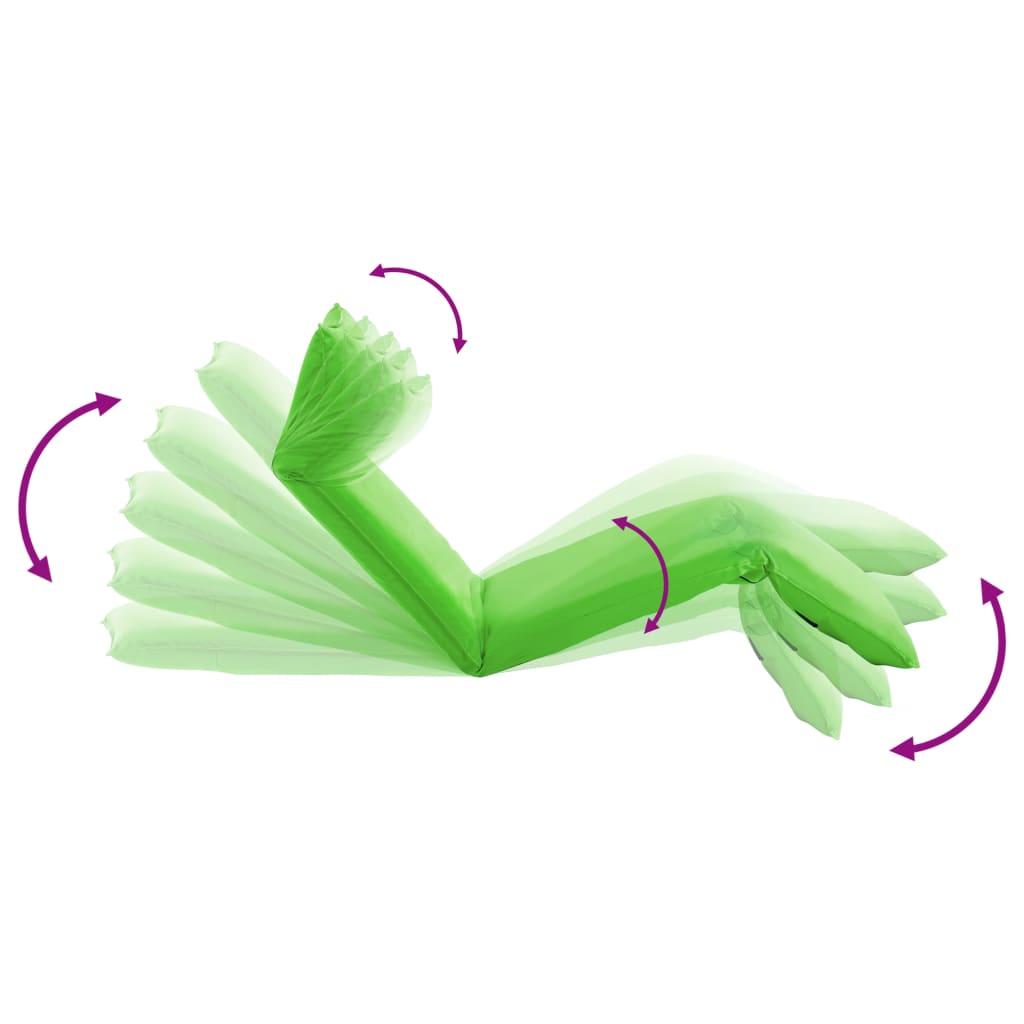 Foldable Sunlounger Oxford Fabric Green