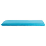 Foldable Sunlounger Oxford Fabric Blue - Rear View