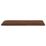 Foldable Sunlounger Oxford Fabric Brown