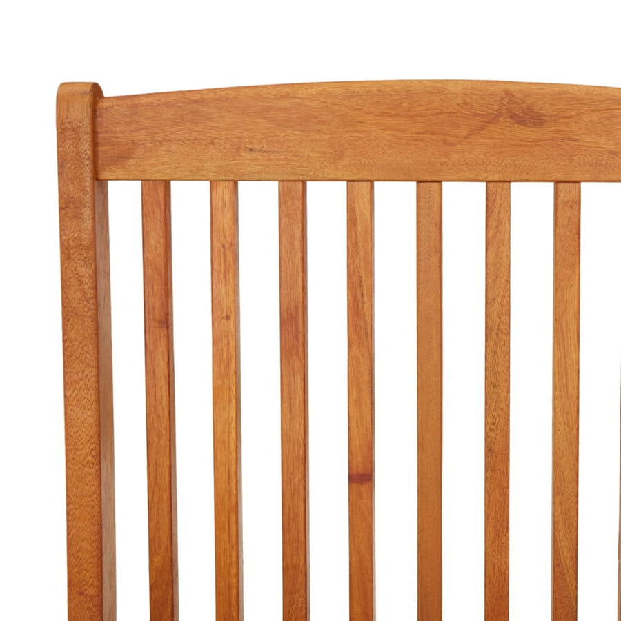 Folding Chairs 4 pcs Solid Eucalyptus Wood