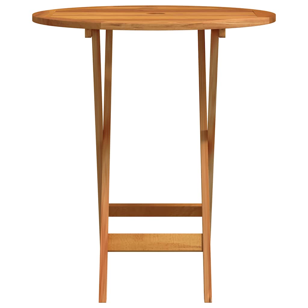 Folding Garden Table ?0x75 cm Solid Eucalyptus Wood