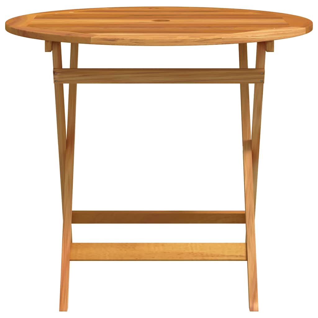 Folding Garden Table ?0x75 cm Solid Eucalyptus Wood