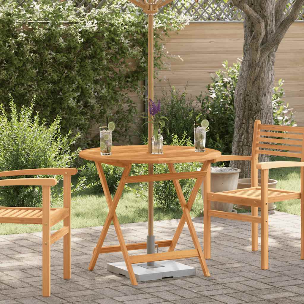 Folding Garden Table ?0x75 cm Solid Eucalyptus Wood