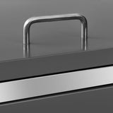 Single Wheelie Bin Shed 69x77.5x112.5 cm Stainless Steel - Extra Image