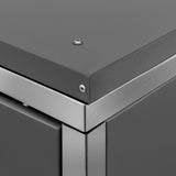 Single Wheelie Bin Shed 69x77.5x112.5 cm Stainless Steel - Extra Image