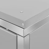 Single Wheelie Bin Shed 69x77.5x115 cm Stainless Steel