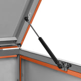 Single Wheelie Bin Shed 69x77.5x115 cm Stainless Steel