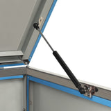 Single Wheelie Bin Shed 69x77.5x115 cm Stainless Steel - Extra Image