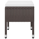 5 Piece Garden Dining Set Brown - Extra Image