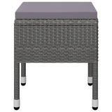5 Piece Garden Dining Set Grey - Extra Image