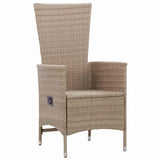 3 Piece Garden Dining Set Beige