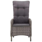 5 Piece Garden Dining Set Grey
