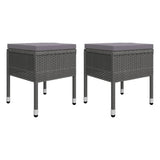 5 Piece Garden Dining Set Grey