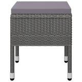 5 Piece Garden Dining Set Grey - Extra Image