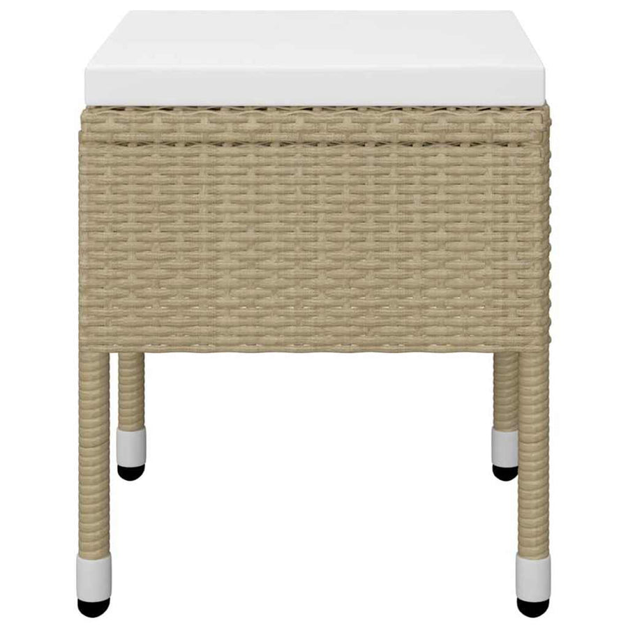 5 Piece Garden Dining Set Beige