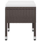 5 Piece Garden Dining Set Brown
