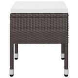 5 Piece Garden Dining Set Brown - Extra Image