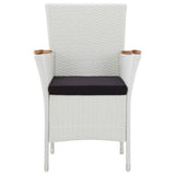 5 Piece Garden Dining Set - Top-Down View