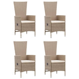 5 Piece Garden Dining Set Beige