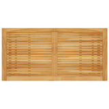 5 Piece Garden Dining Set Brown - Extra Image